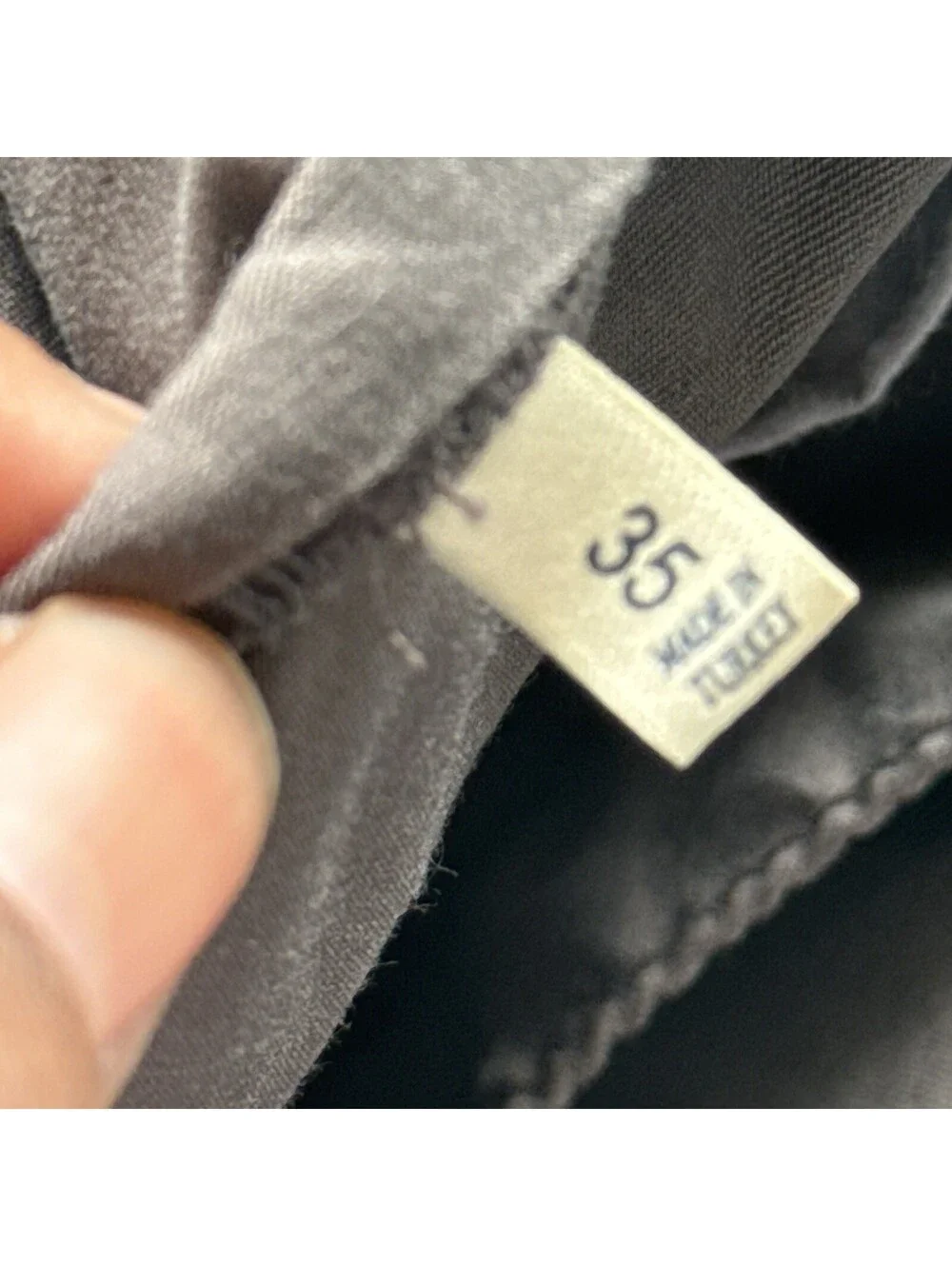 Faherty Pants Mens 35 Ash Gray Movement 5-Pocket Stretch Straight Golf Casual